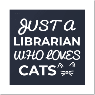 librarian cat Posters and Art